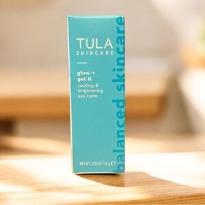👗Tula Glow + Get It Cooling & Brightening Eye Balm